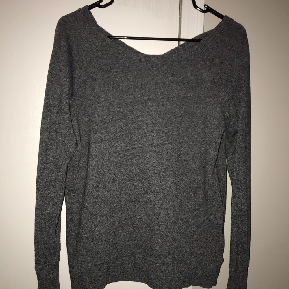 Gray Long Sleeve Sweater